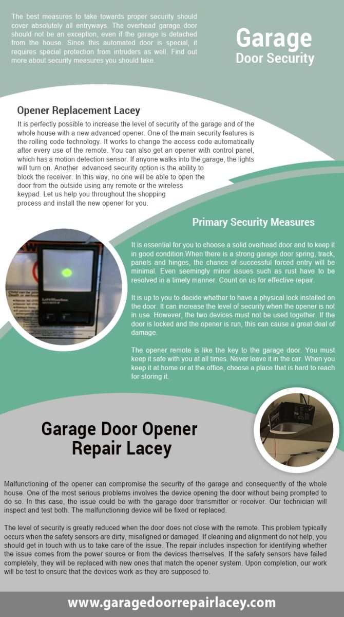 Garage Door Repair Lacey Infographic